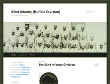 Tablet Screenshot of 92ndinfantry.org